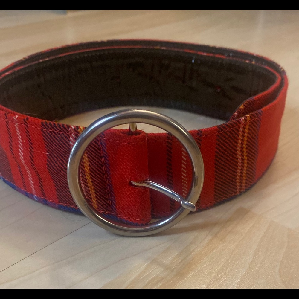 Dolce and Gabbana plaid belt - Picture 5 of 13